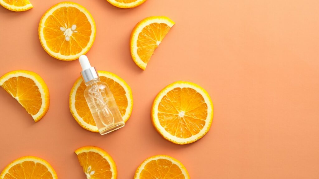 תפוזים עם תמצית ויטמין סי
